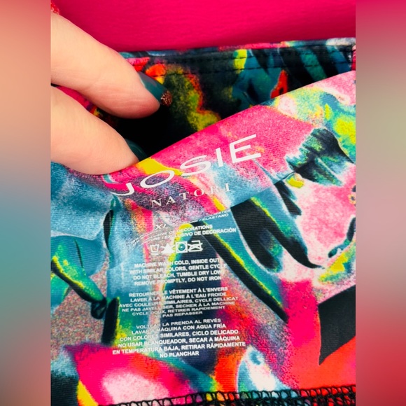 JOSIE NATORI - Solstice - Trellis Wave Track Leggings. XL.   NWT - Picture 9 of 10